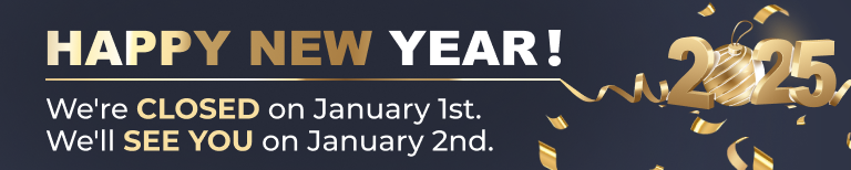 We're closed on January 1st. We'll see you on January 2nd | Honest-1 Auto Care Broadlands